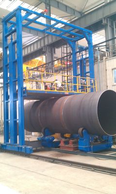 Rotador de soldadura autoalineado con capacidad de conducción de 60 toneladas, velocidad de rodamiento de 6-60 m/h y velocidad de rotador de 100-1000 mm/min para soldadura automatizada
