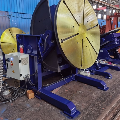 Tipo base del reborde resistente de 3 Ton Table Top Welding Positioner solo