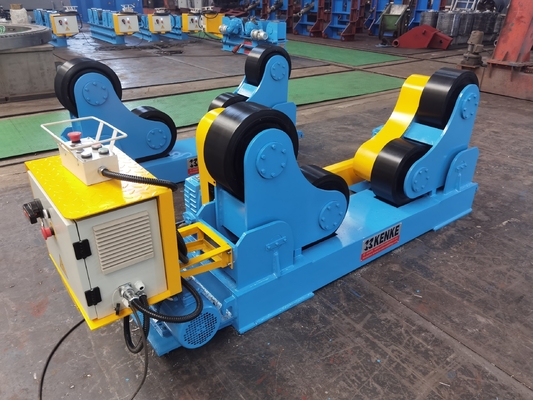 Rotor de la soldadura del tubo de 20 Ton Self Aligned Welding Rotators con las ruedas del poliuretano de la PU del metal