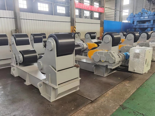 Fábrica de 100 Ton Self Aligned Welding Rotator que da vuelta al rodillo de la PU