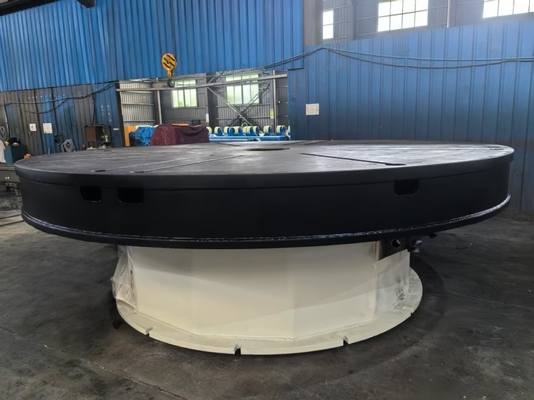 50T giradiscos de posicionador de soldadura para la fabricación de tanques de rodillos de tuberías