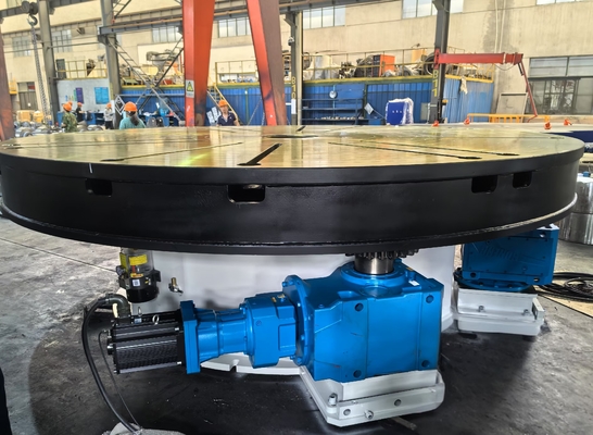 50T giradiscos de posicionador de soldadura para la fabricación de tanques de rodillos de tuberías