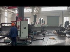Ver demostración de carga de 150 kg del soldador de costura automático de la máquina manipuladora de soldadura de columna de pluma de tubo